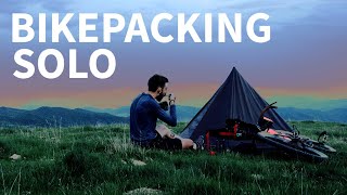 #BIKEPACKING solo por los pirineos (Tarp⛺ y cena vegana )