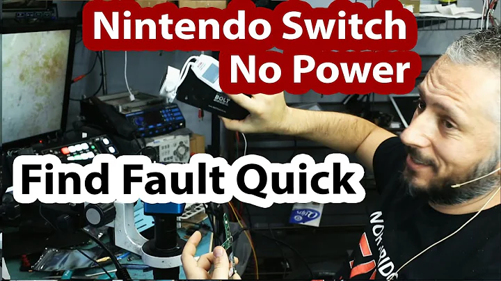 Nintendo Switch Quick Troubleshooting and Repair - No Power Not Charging Short Circuit