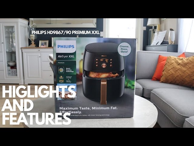 Philips Airfryer Smart Sensing XXL HD9867/90 – Unboxing a test