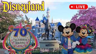 Disneyland Relaxing Fun Day Rides Shows #livestream