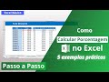 🔹[Excel] Como Calcular Porcentagem no Excel {5 Exemplos práticos}  Cálculos com Porcentagem