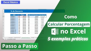 🔹[Excel] Como Calcular Porcentagem no Excel {5 Exemplos práticos}  Cálculos com Porcentagem