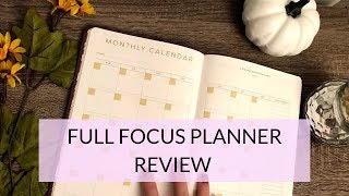 NEW FULL FOCUS PLANNER REVIEW Full Focus Minimalist Planner First Impressions