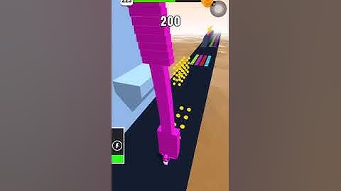 Stack Colors Gameplay on IOS Level 221 - 225
