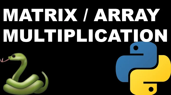 Python Tutorial - Python Numpy Array Multiplication