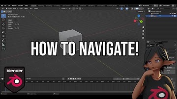 How to Navigate The Viewport in Blender 4.2