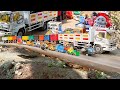 Wow !!! Mobil Truk Rc Tronton Panjang Bongkar Mobil Mobilan Truk Molen, Truk Pasir, Bis Telolet