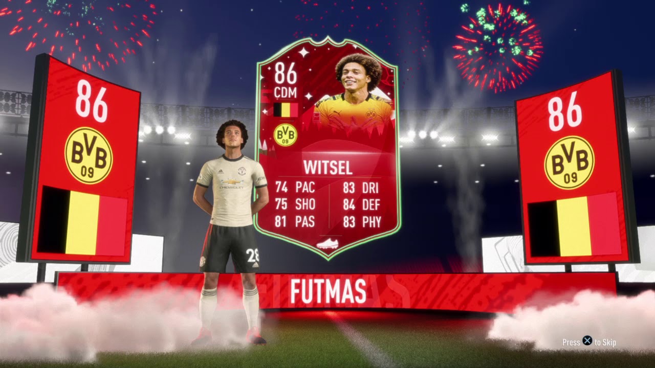 I completed witsel futmas