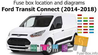 Fuse box location and diagrams: Ford Transit Connect (2014-2018)