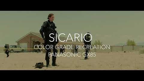 Sicario Color Grading Recreation