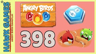 Angry Birds Stella POP Bubble Shooter Level 398 - Walkthrough, No Boosters