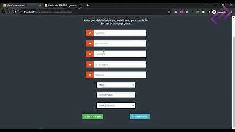 Gym Management System Project in PHP MySQL with Source Code - CodeAstro