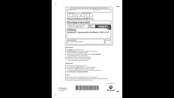 Merged 2025 Pearson EDEXCEL GCSE History Paper P1 Question Paper And Mark Scheme 1hi0 P1