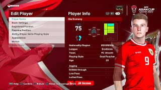 Facepack New Timnas Indonesia 2024 for  Football Life 2024 & PES 2021 (PC)