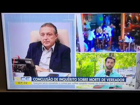  Reportagem do CETV repercute: garçom que matou vereador em Camocim teria cometido o crime por sofrer assédio moral no trabalho 