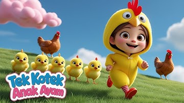 TEK KOTEK ANAK AYAM - LAGU ANAK BALITA INDONESIA | Bongky Kids