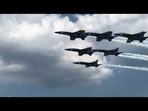 Blue Angels 2021 Kansas City Air Show Front Row in HD