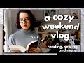 A Cozy Weekend Reading Vlog