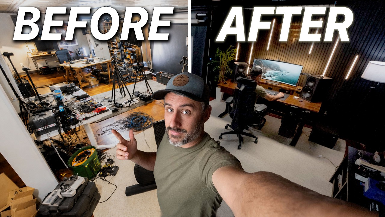 How I Built The Ultimate YouTube Studio | Desky