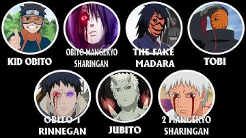 Tất Cả Các Giai Đoạn Tiến Hoá Sức Mạnh Của OBITO UCHIHA Trong Naruto Giải Thích Trong 17 Phút