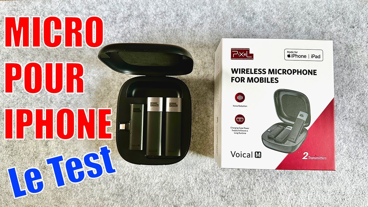 MICRO SANS FIL POUR IPHONE : Test du PIxel Voical M 