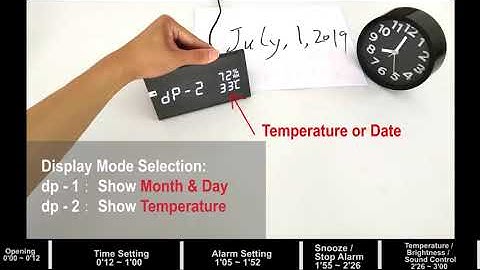 Digital Alarm Clock with Wooden Electronic LED Time Display