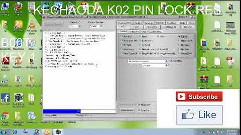 KECHAODA K02 pin Lock Remove by miracle box thunder