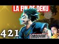 Deku va tout donner  afo vs la cavalerie des avengers  my hero academia 421  review manga