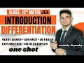 CLASS 12TH MATHS CHAPTER-DIFFERENTIATION | introduction | cbse  | 2025-26 | NCERT | all exercise |