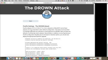 Fixing the DROWN exploit