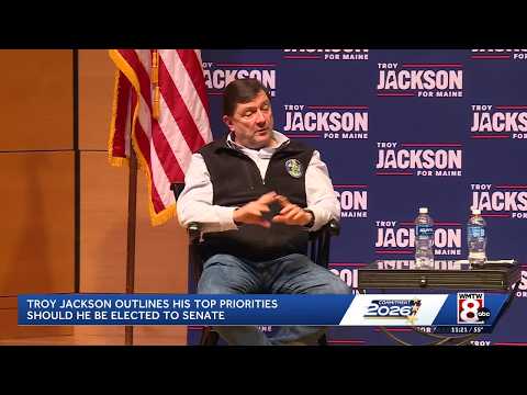 Troy Jackson sits for conversation with historian Heather Cox Richardson