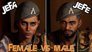 Dani Rojas Speech Male vs Female in Far Cry 6