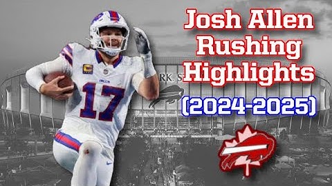 "Seeing Red" | Bills QB Josh Allen 2024 Rushing Highlights