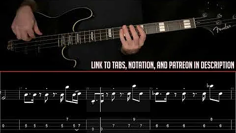 Steely Dan - Black Cow (Bass Line w/tabs and standard notation)
