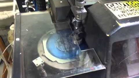 EMCR870 - MEMS Fabrication - wafer saw