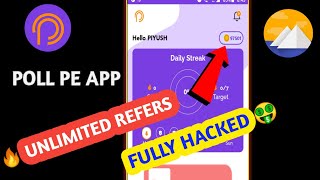 Poll Pe Refer Bypass Trick || Poll Pe Unlimited Coin Trick || New Earning App || Two Side Looters screenshot 4