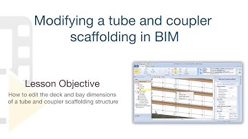 CerTus SCAFFOLDING Tutorial - How to adjust a frame scaffolding bay settings - ACCA software