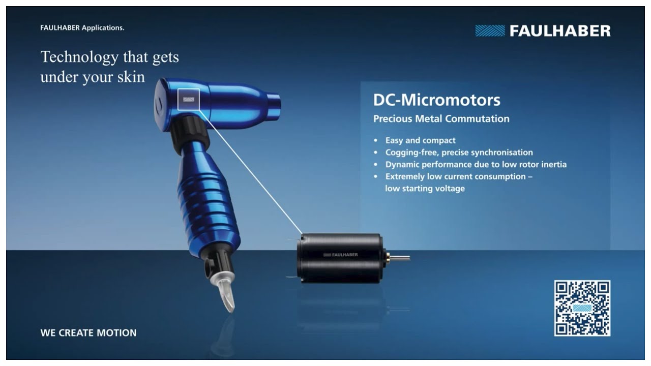 DC motors from FAULHABER  Highly precise and cogging-free