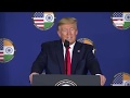 President Trump Holds a Press Availability