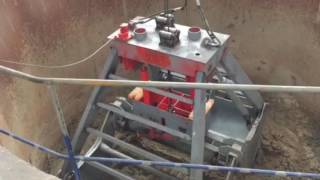 GBM single rope Grab Bucket Operation Test
