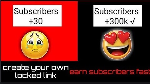 how to create sub2unlock and earn  subscribers fast & lock your link or url in 1 minutes