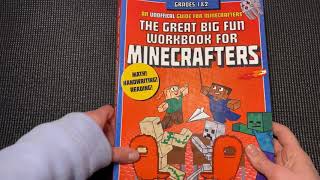 Minecraft workbook review grades 1-2