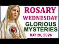 The Rosary Today I Wednesday I May 20 2026 I The Holy Rosary I Glorious Mysteries