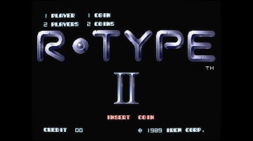 R-Type II (Irem 1989) Attract Mode 60fps HQ 4K