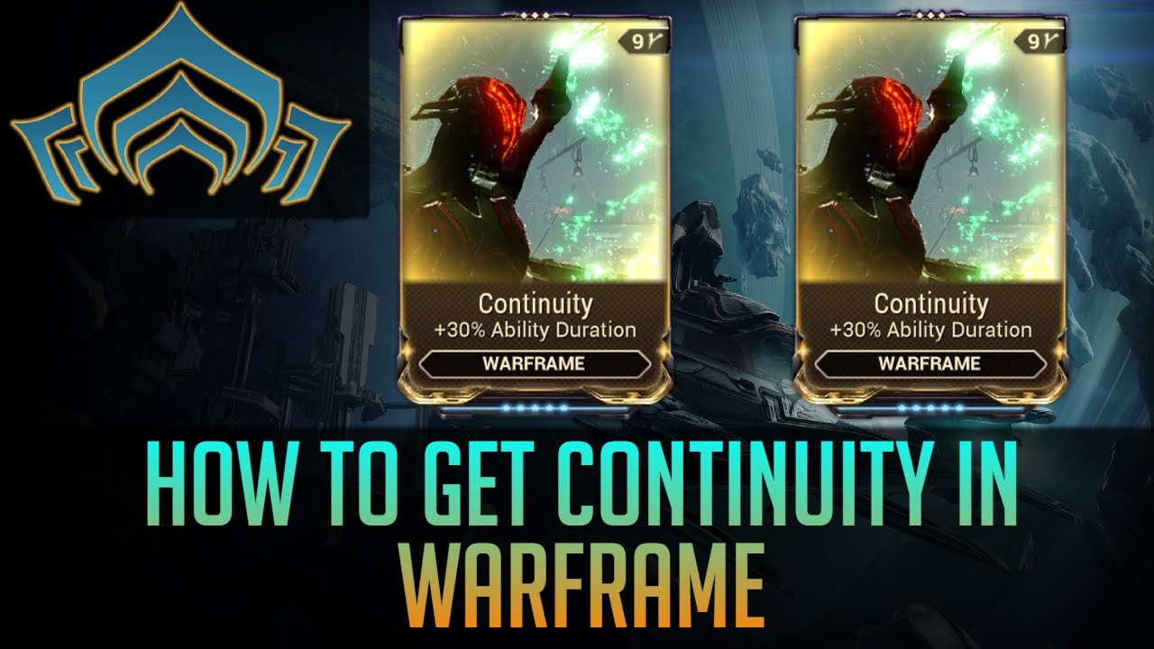 How to get Continuity in Warframe - YouTube