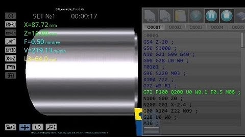 g72 cnc fanuc // g72 cnc lathe program //cnc g72 cycle program