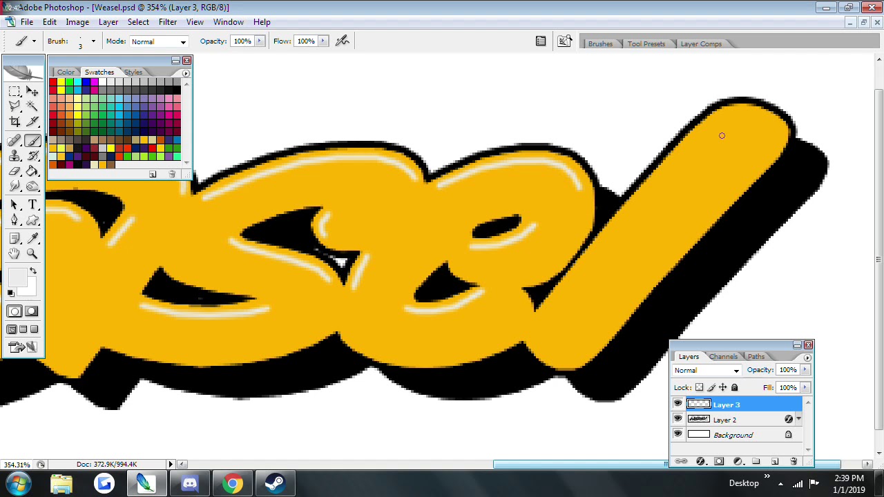 3D airbrushing effect PS YouTube