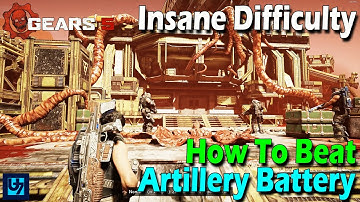How To Beat Act 3: Chapter 2 - Rocket Plan, Artillery Battery, Insane Difficulty Gears 5