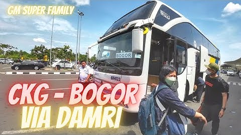 Tutorial Bandara Soekarno Hatta ke Puncak Bogor Naik Bus Damri
