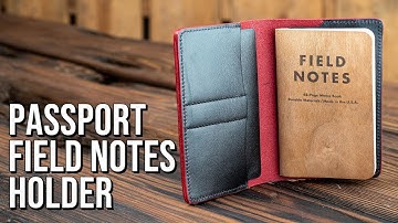 Passport Field Notes Holder